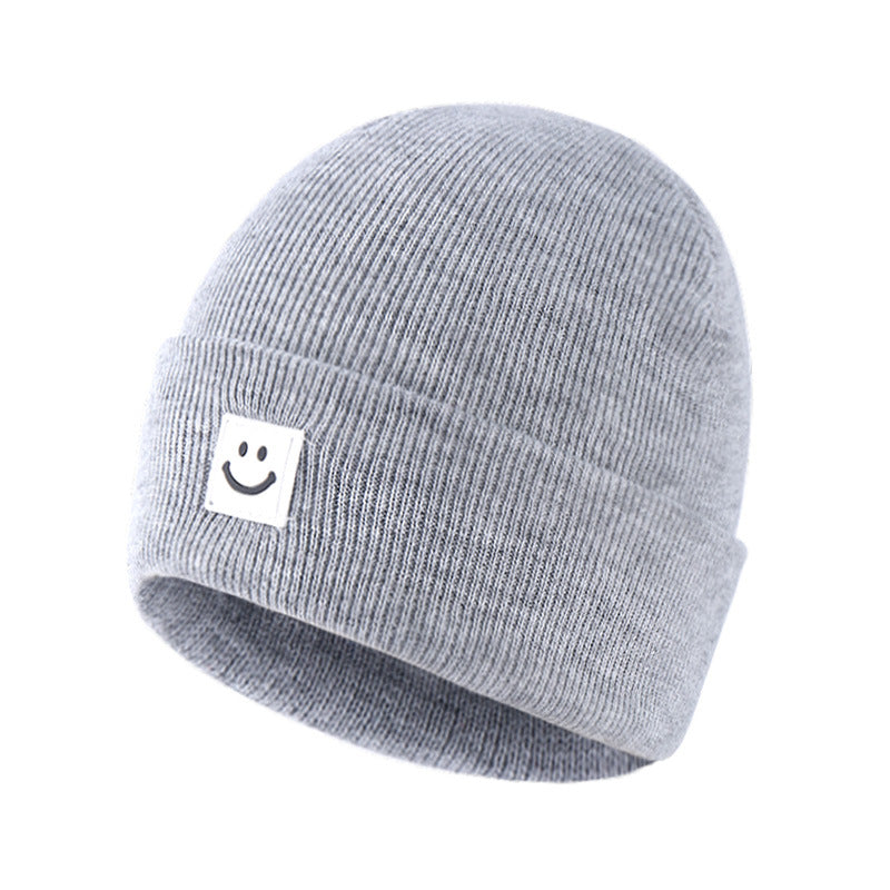 Wholesale Children's Knitted Wool Cute Smiling Beanie 10pcs