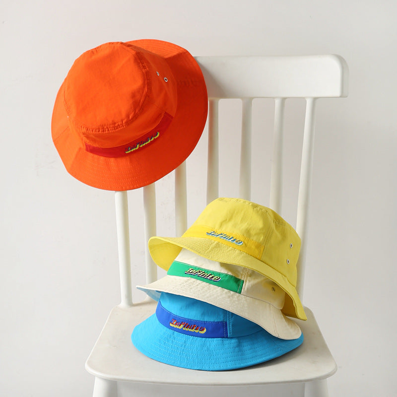 Cotton Bright Color Bucket Hat