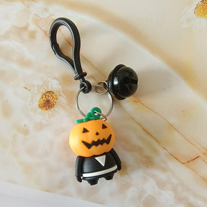 Cute Cartoon Doll Halloween Ghost Silicone Keychains