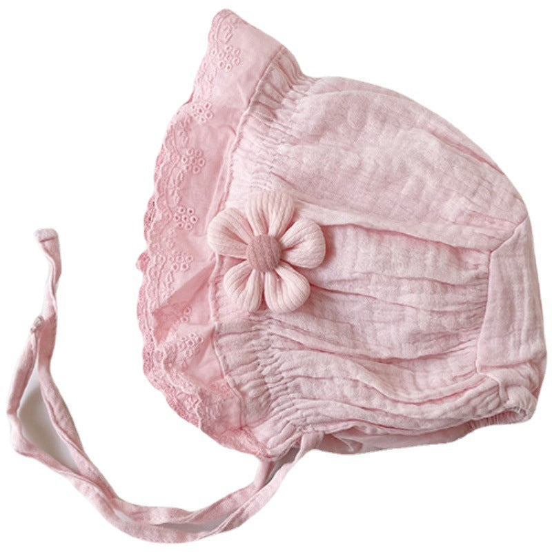 Thin Cotton Brim Baby Hat