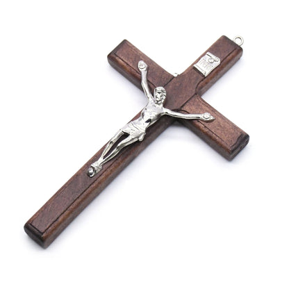 12*7cm Pure Handmade Wooden Cross Pendant Ornaments