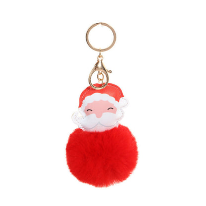 Christmas Ball Environmentally Friendly Leather Santa Claus Plush
