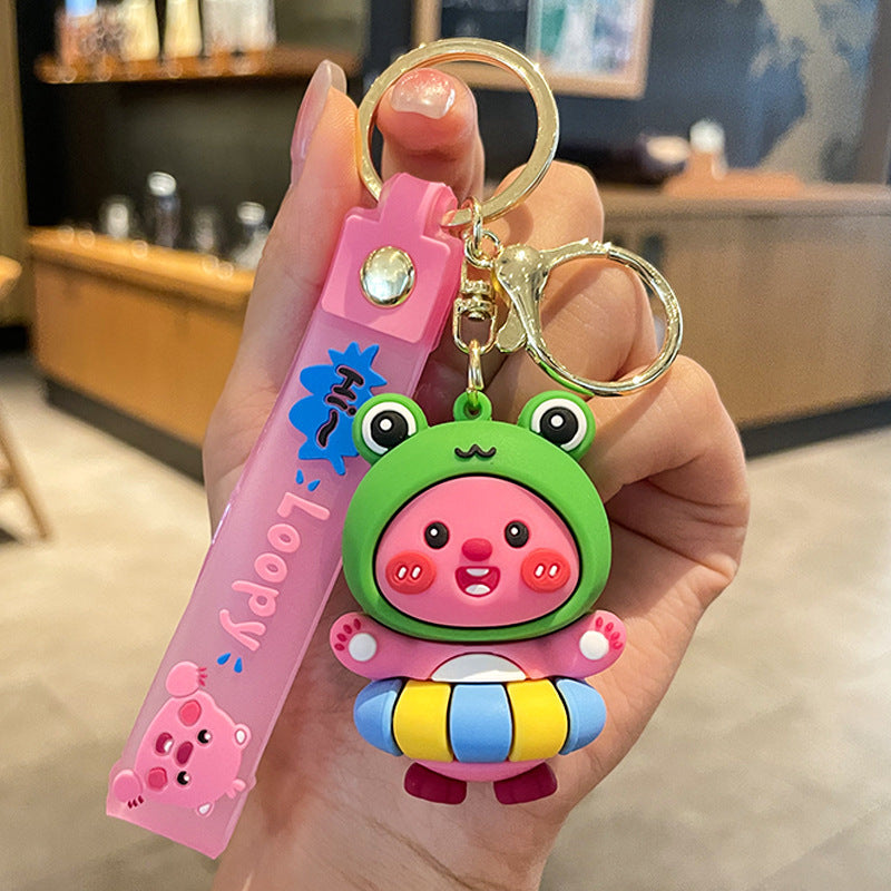 Cartoon Cute Keychain Little Beaver Keychains