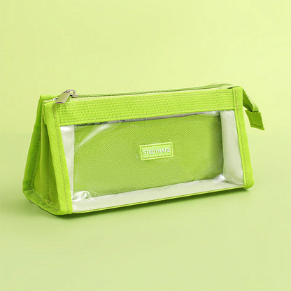 Oxford Cloth Double Layer Pencil Bag