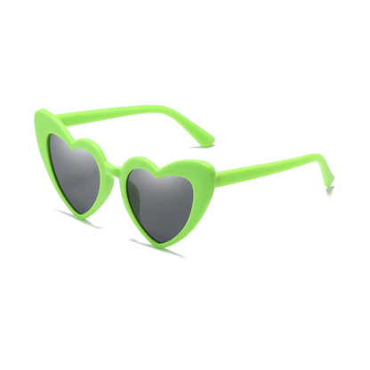 Children's Retro Personality Love Style Anti-ultraviolet Sunglasses