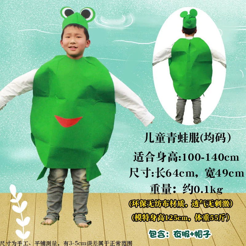 Children's Fruit and Vegetable Costume Environmental-Friendly