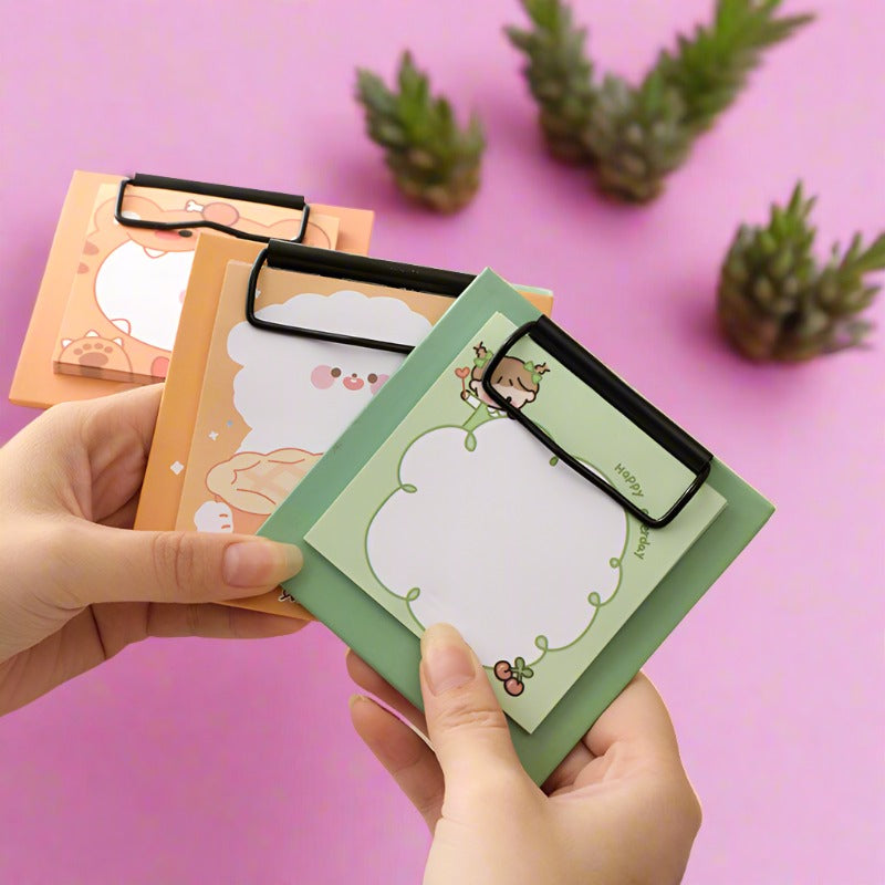 Cute Mini Board Clip Paper Convenience Stickers