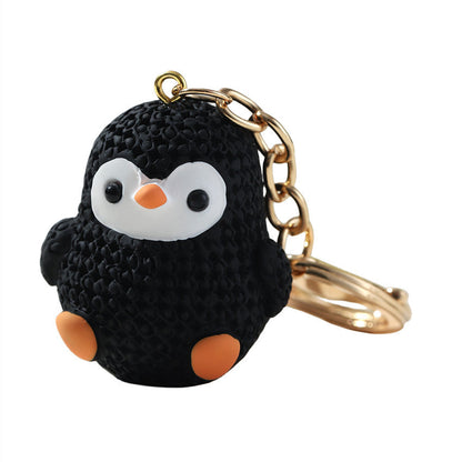 Cartoon Resin Penguin Keychain Cute Keychain