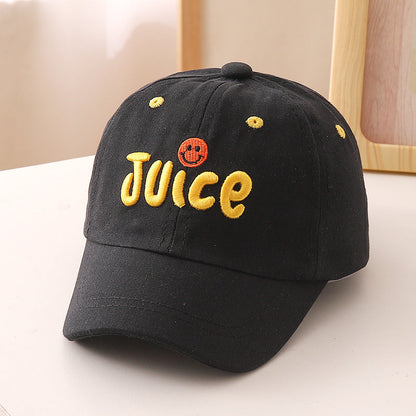 Cotton Embroidered Letter Children's Baseball Caps