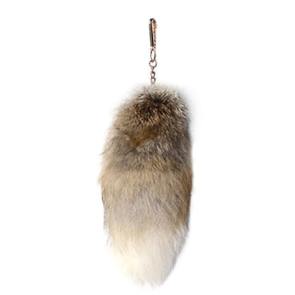 Oversized Fox Hair Pendant Keychains