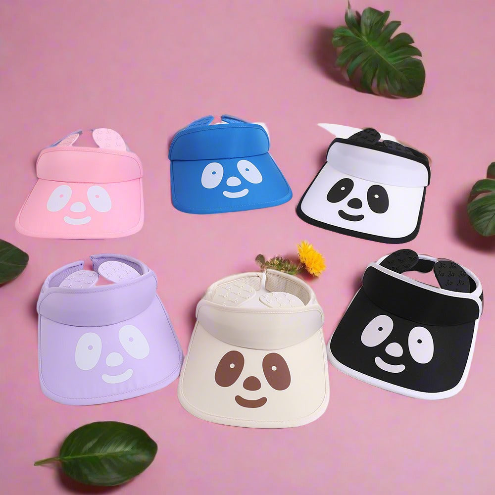 Summer Children's Cotton Cartoon Panda Empty Hat