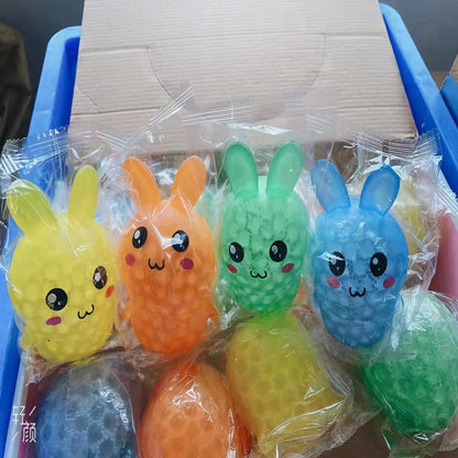 Easter Tpr Bunny Bubble Big Beads Cartoon Bunny