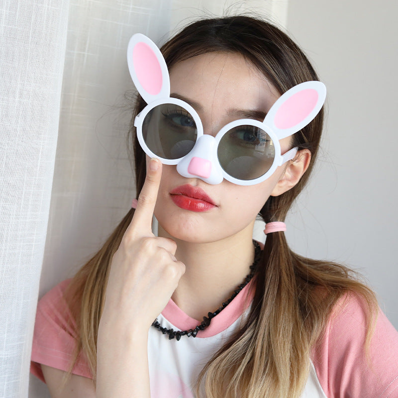 Wholesale Easter ABS Chicken Eggshell Rabbit Easter Egg Children's Adult Party Glasses
