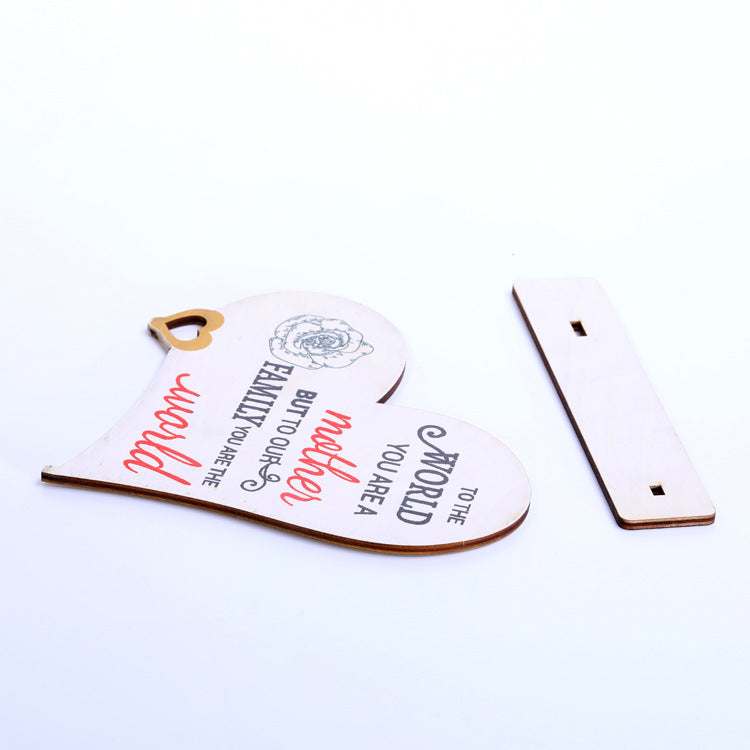 Mother's Day Wooden Handicraft Ornaments