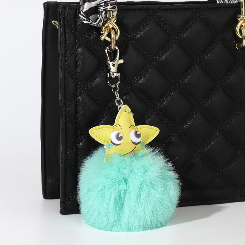 Pentagram Plush Keychain