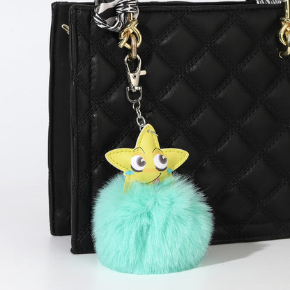 Pentagram Plush Keychain