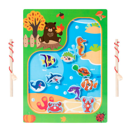 Wholesale Magnetic Fishing Game Fun Early Education Enlightenment Magnetic Kindergarten Educational Toys