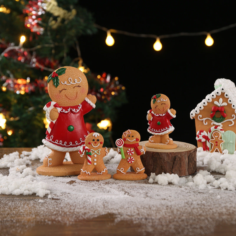 Christmas Gingerbread Resin Ornaments