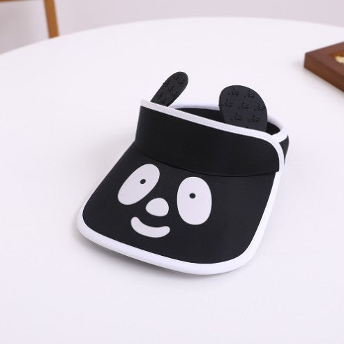Summer Children's Cotton Cartoon Panda Empty Hat