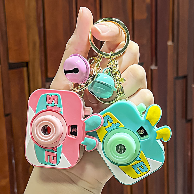 Plastic Rabbit Camera Keychains