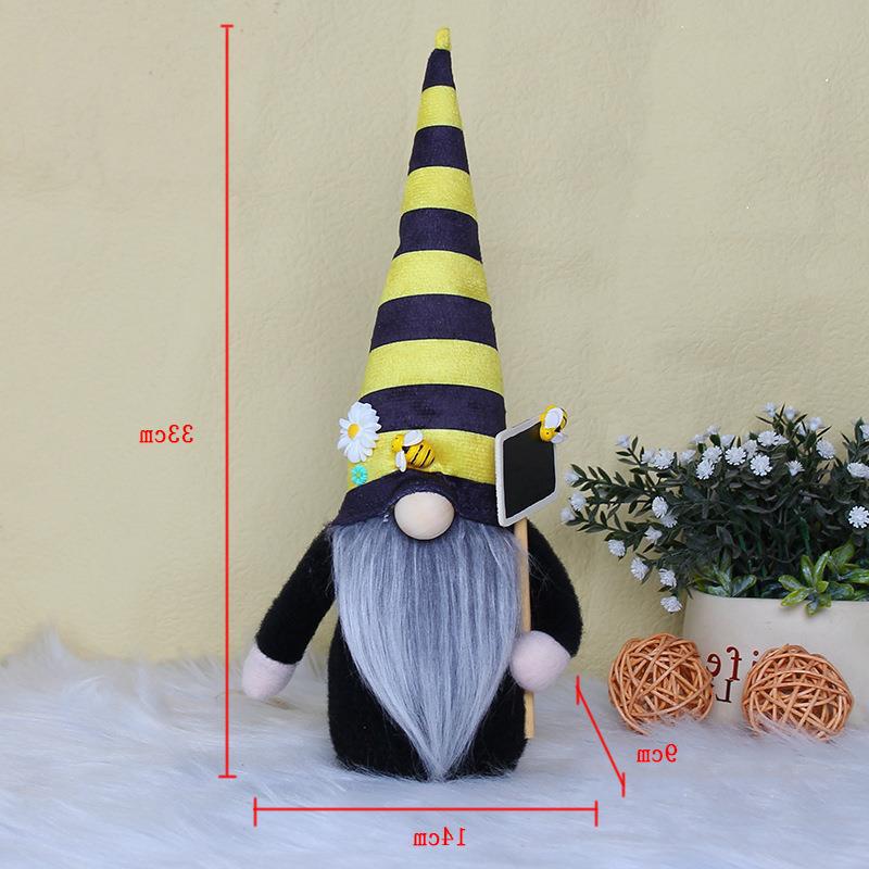 Bee Festival Faceless Doll Fabric Ornaments