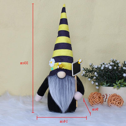 Bee Festival Faceless Doll Fabric Ornaments