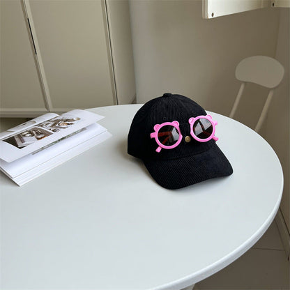 Cotton Children's Cartoon Sunglasses Hat