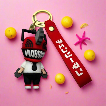 Cartoon PVC Silicone Keychains Creative Keychain