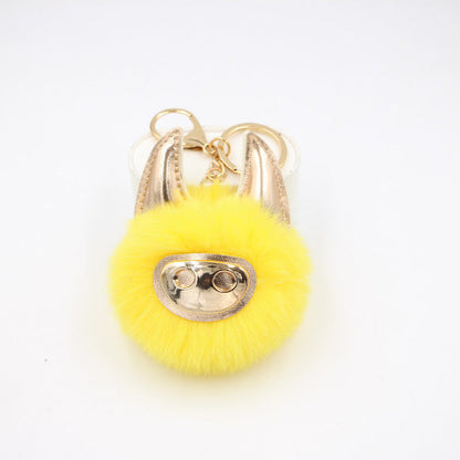 Shiny Cute Pig Plush Ball Bag Accessories Pendant