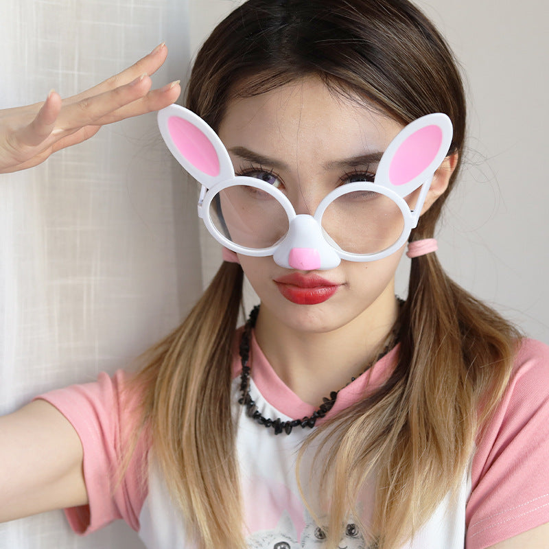 Wholesale Easter ABS Chicken Eggshell Rabbit Easter Egg Children's Adult Party Glasses