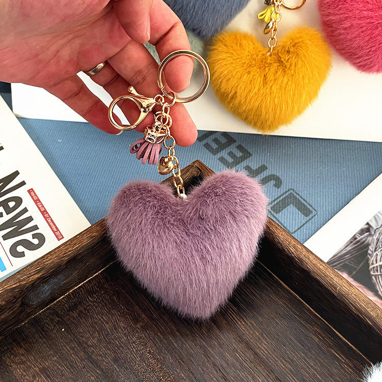 Tassel Love Plush Keychains