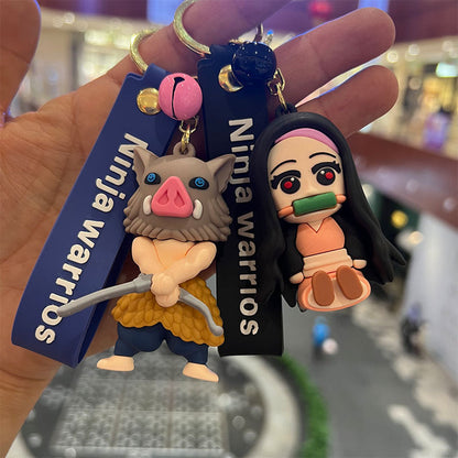 Cartoon PVC Silicone Creative Keychain