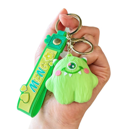 Keychain Silicone One-eyed Monster Cute Keychain