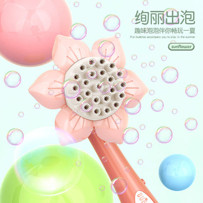 Wholesale 23-hole luminous bubble machine children TOY