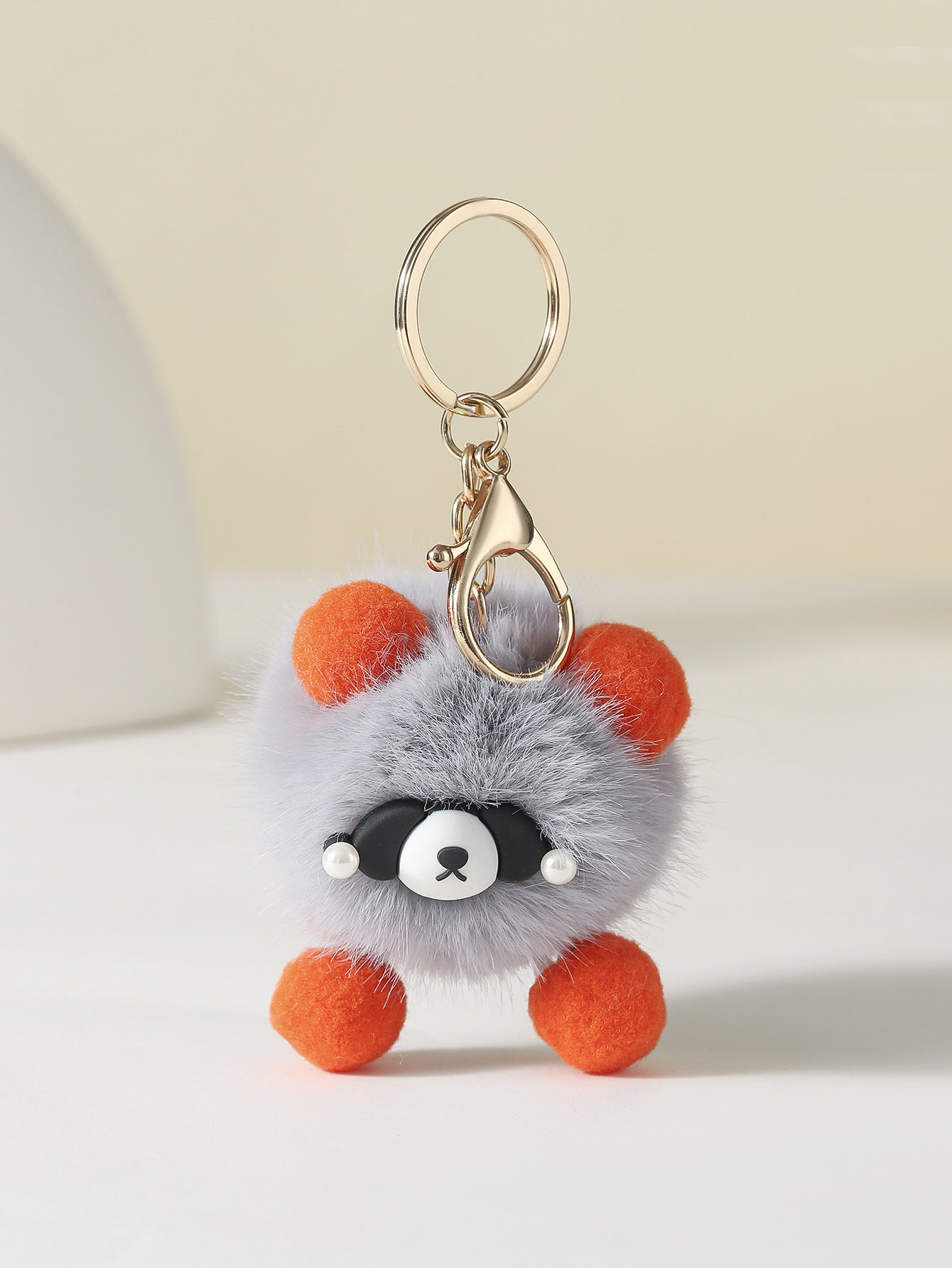 Cartoon Cute Plush Bear Keychain