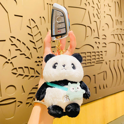 Creative Cute Plush Panda Doll Ornament Keychain