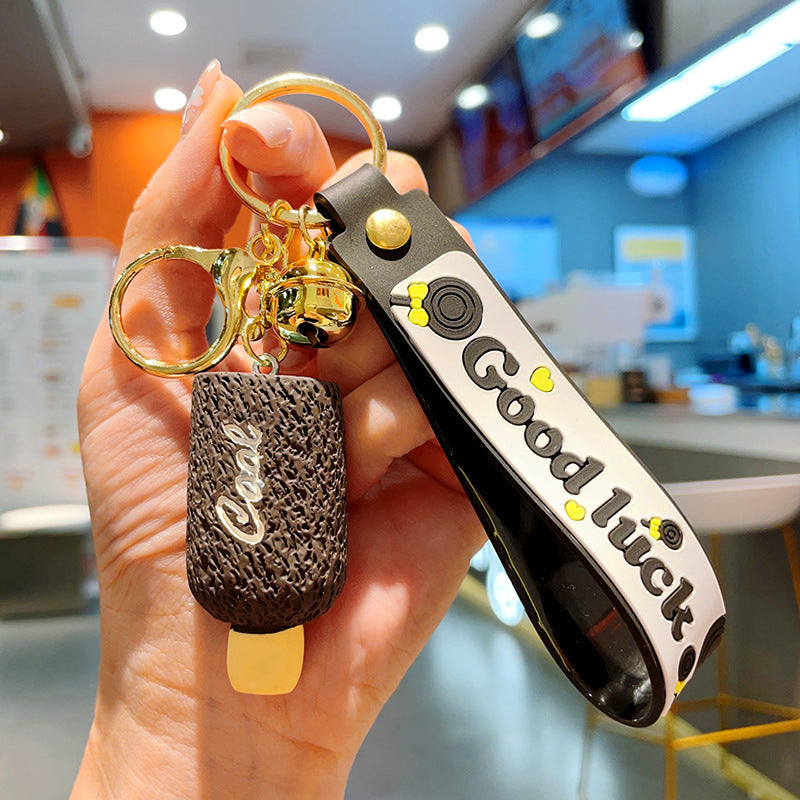 Simulation Food Cookies Resin Keychain