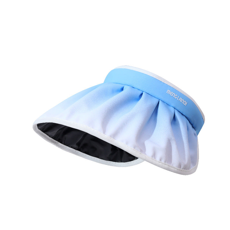 Summer Children's Cotton Gradient Big Brim Empty Top Hat