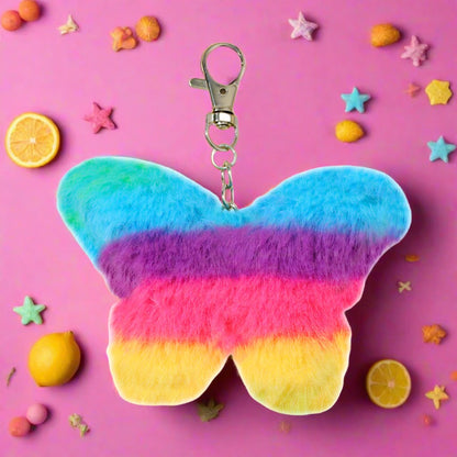 Imitation Rex Rabbit Fur Keychain