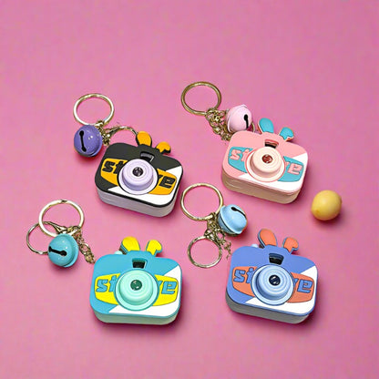 Plastic Rabbit Camera Keychains