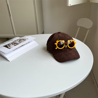 Cotton Children's Cartoon Sunglasses Hat