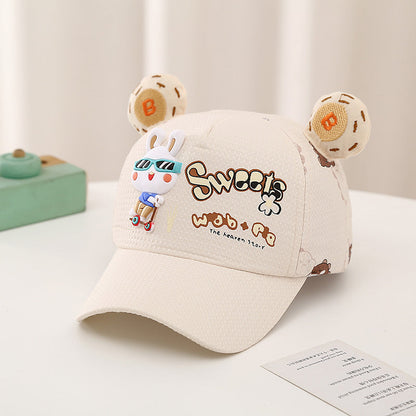Sweet Glasses Bunny Ears Sun Hat