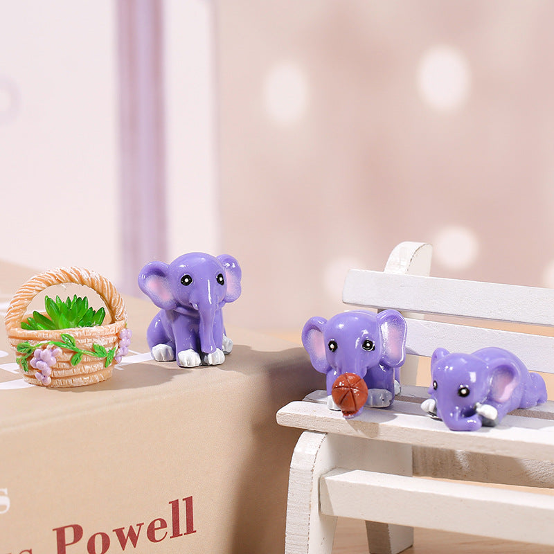 Elephant Resin Ornaments