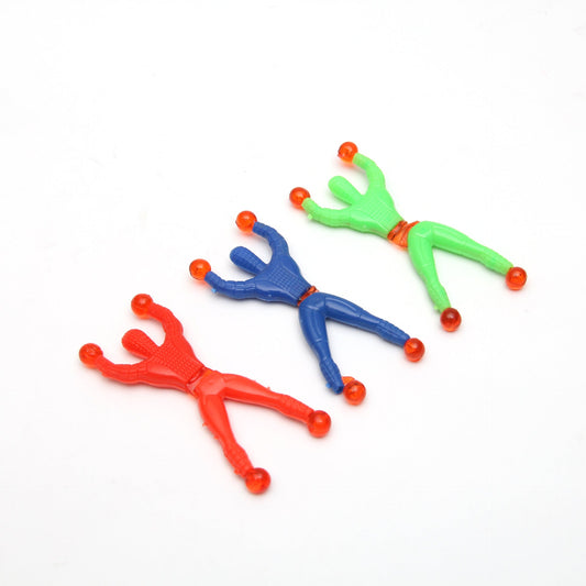 Wholesale 50pcs Small Size Spider Man Wall Climbing and Wall Sticking Man