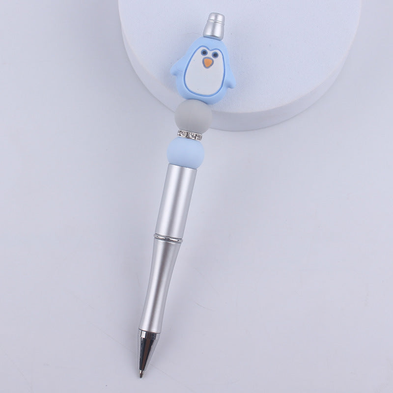 Cartoon Animal Silicone Handmade Beadable Pens