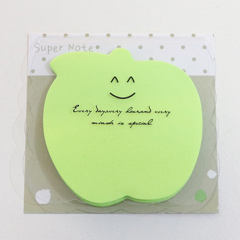 Shaped Fluorescent Note Stickers, Cartoon Paper Convenience Stickers