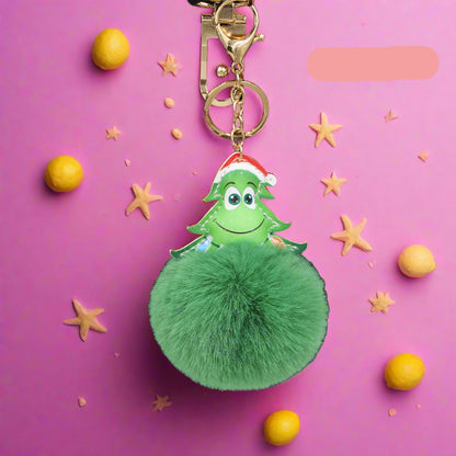 Christmas Tree Plush Keychain