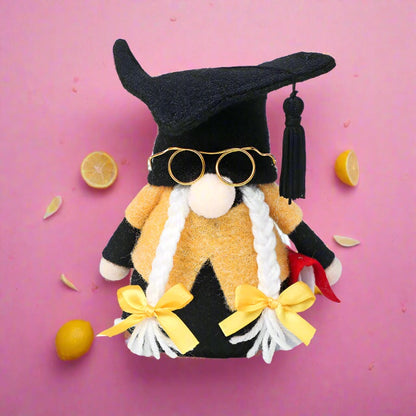 Fabric Graduation Season Faceless Doll Ornament