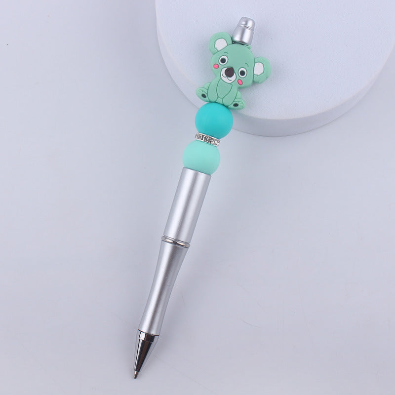 Cartoon Animal Silicone Handmade Beadable Pens