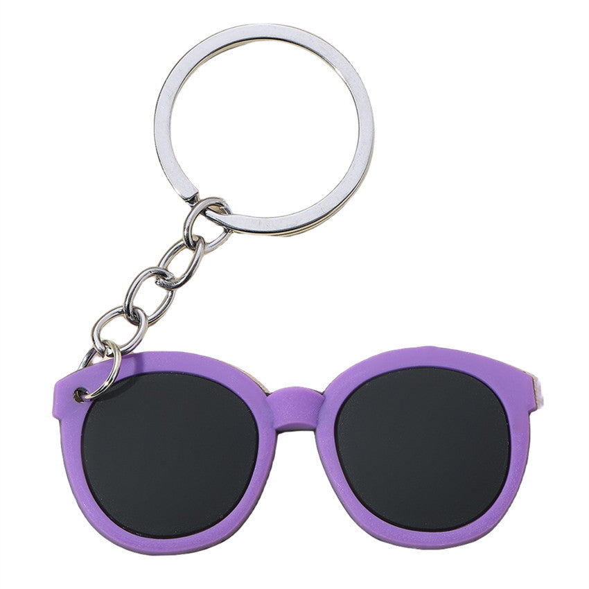 Silicone Glasses Keychain Cute Keychain